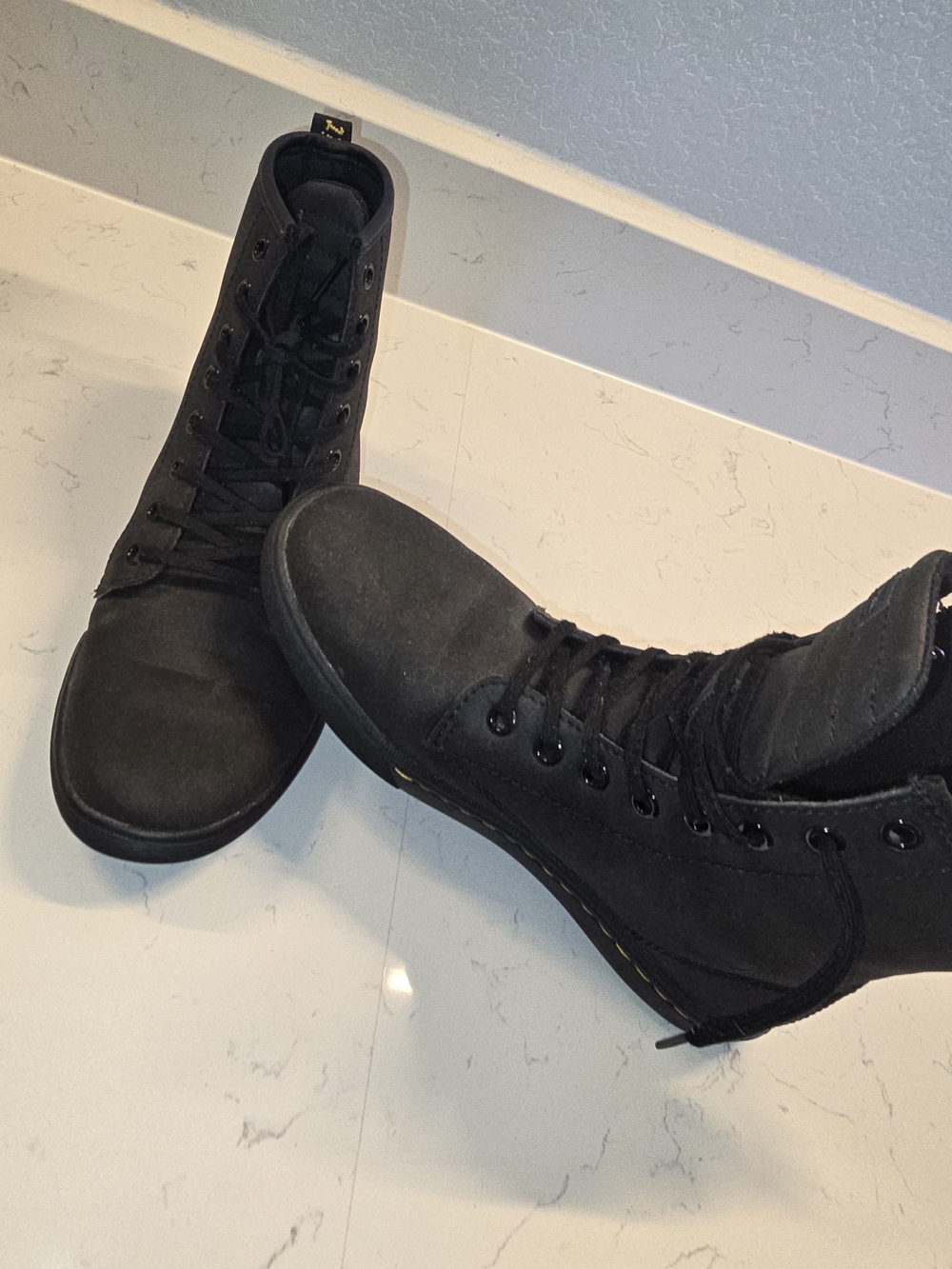 Dr. Martens Black Lace-Up Ankle Boots